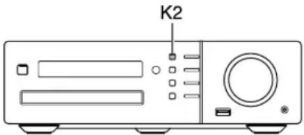 JVC CANXF3 - Appuyez sur le bouton [K2] de la télécommande ou de l'unité principale. - 1
