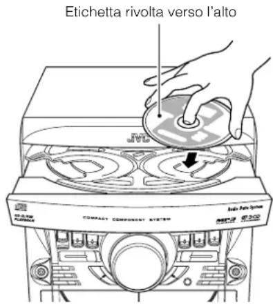 JVC CAMXKC45 - Per caricare i CD - 1