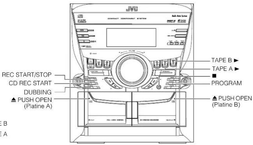 JVC CAMXKC45 - Utilisation de la platine à cassette (enregistrement) - 2