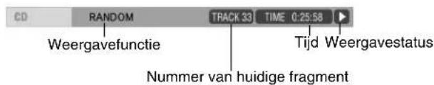 JVC CAEXD5 - Informatie die op de statusbalk worden getoond - 2