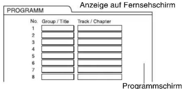 JVC CAEXD5 - Spielern Sie die Disk in der gewünschten Reihenfolge ab (Programmwoiedergabe) - 1