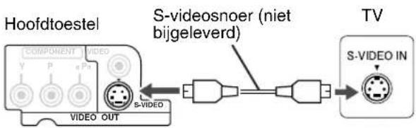 JVC CAFSXA1 - Aansluiten met gebruik van een S-videosnoer - 1