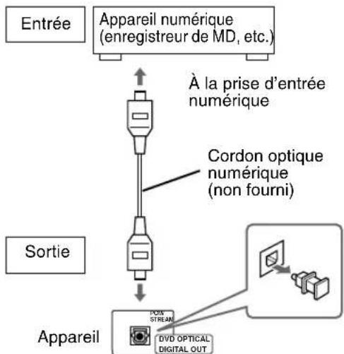 JVC CAFSXA1 - Connexion d'un appareil numérique - 1