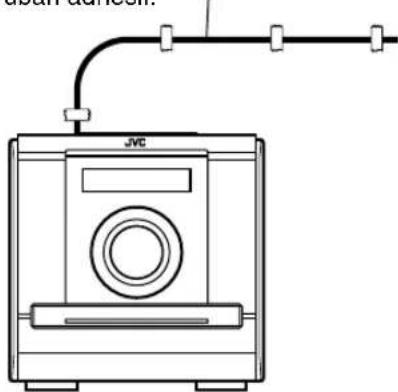 JVC CAFSXA1 - Connexion de l'antenne FM (fournie) - 2