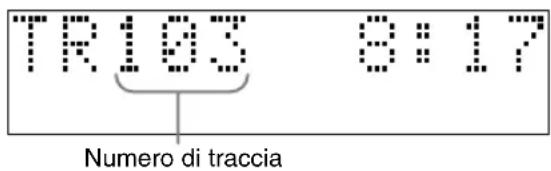 JVC CAFSXA1 - Finestra del display durante la riproduzione di un disco - 5