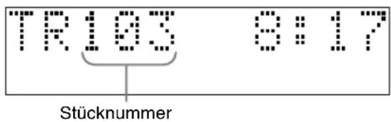 JVC CAFSXA1 - Displayfenster während der Disk-Wiedergabe - 5