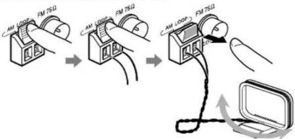 JVC CADD1 - Antenne en boucle AM (fournie) - 2