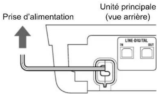 JVC CADD8 - Branchement du cable d'alimentation - 1