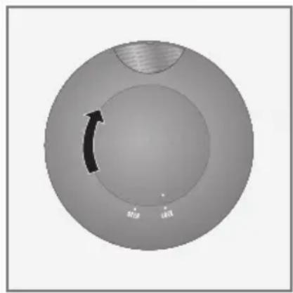 GRUNDIG Ovation 2i CDS 9000 WEB - Insertion des piles dans la télécommande - 1
