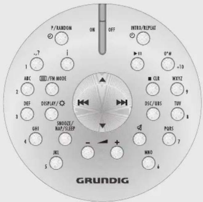 GRUNDIG Ovation 2i CDS 9000 WEB - Télécommande - 1