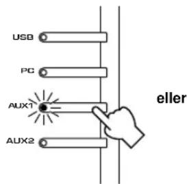 USB PC AUX1 AUX2 eller