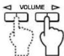 YAMAHA APU70 - Cuando se emita el tono de prueba del altavoz delantero izquierdo (Ls ch) o derecho (Rs ch): Mediante las teclas de VOLUME del control remoto, ajuste el nivel de efecto de sonido envolvente. - 1