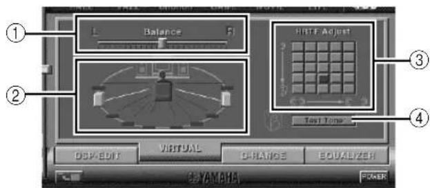 YAMAHA APU70 - Adjusting the virtual 3D effect - 1