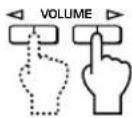 YAMAHA APU70 - When the test tone is outputted from the left (Ls ch) or right (Rs ch) virtual rear speaker: Using the VOLUME keys on the remote control adjusts the surround effect level. - 1