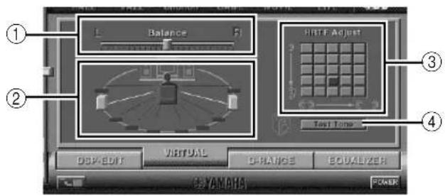 YAMAHA APU70 - Réglage de l'effet 3D virtuel - 1