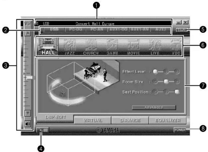 YAMAHA APU70 - Wissenswertes über das Dialogfeld - 1