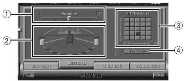 YAMAHA APU70 - Instellen van het virtuele 3D-effect - 1
