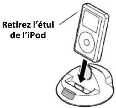 ONKYO DSA1XP - Placer l'iPod dans le RI Dock - 1