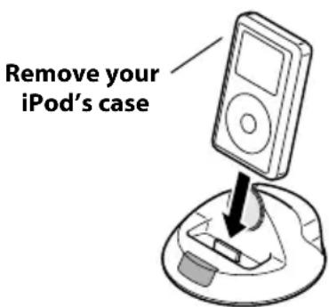 ONKYO DSA1XP - Putting Your iPod in the RI Dock - 1
