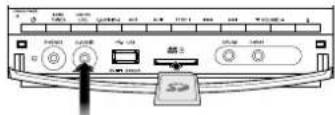 KENWOOD C717DV - Insertion d'une carte SD - 1
