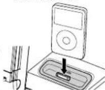 KENWOOD C717DV - Anschließen des Ansetzteils für iPod - 3