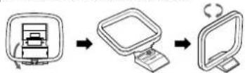 KENWOOD C717DV - Collegamento dell'antenna AM - 2