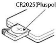 KENWOOD C717DV - Wechseln der Batterien der Fernbedienungseinheit - 2