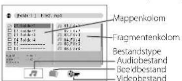 KENWOOD C717DV - Bestanden selecteren (Alleen voor audio-, video- en beeldbestanden) - 1