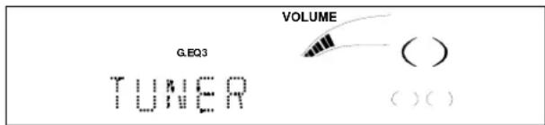 G.EQ3 TUNER VOLUME ( ) ( ) ( )