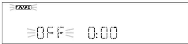 T.WAKE OFF 0:00
