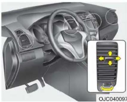 HYUNDAI IX20 (2015) - Selection du mode - 4