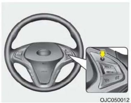 HYUNDAI IX20 (2015) - Pour réduire la vitesse de croisière : - 1