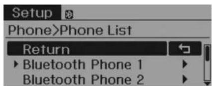 HYUNDAI IX20 (2015) - Phone List (Liste des téléphones) - 1