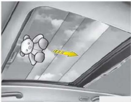 HYUNDAI IX20 (2015) - Pour fermer automatiquement le toit ouvrant : - 1