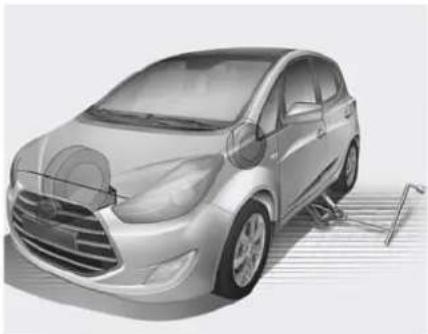 HYUNDAI IX20 (2015) - Changement de roue - 1