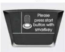 HYUNDAI IX20 (2015) - Press start button with smart key (Appuyez sur le bouton de démarriage de la smart key (cle intelligente)) - 1