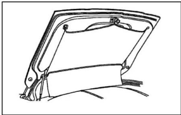 CHEVROLET Corvette (2010) - Utilisationdelahousseducompartiment utilitaire - 2