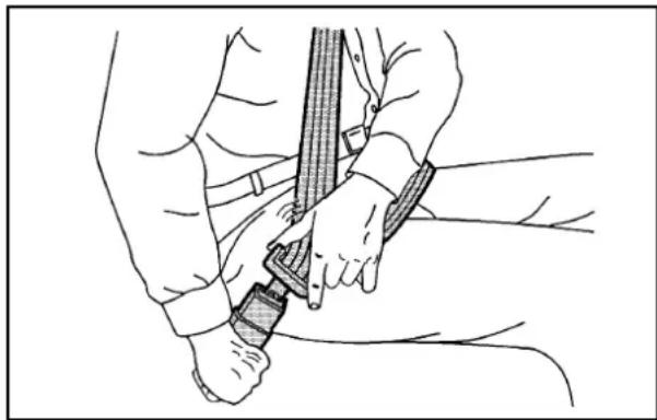 CHEVROLET Corvette (2010) - Ceintureàtriplepointd'appui - 1