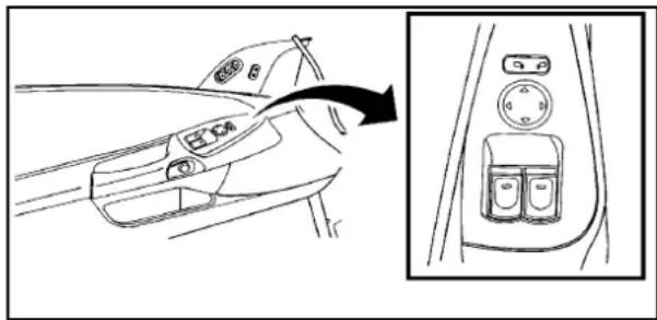 CHEVROLET Corvette (2010) - Réglagederétroviseur Rétroviseursextérieurs - 1