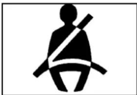 CHEVROLET Corvette (2010) - Témoinderappeldesceinturesde sécurité - 1