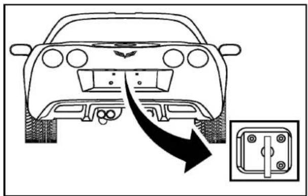 CHEVROLET Corvette (2010) - Ouvertureducouvercledehayon/coffre - 1