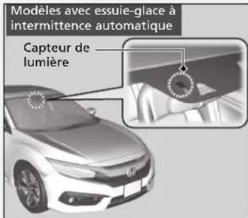 Honda Civic (2016) - Fonctionnement automatique (commande de fonctionnement automatique des phares) ^* - 3
