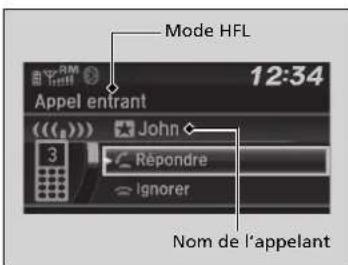 Honda Civic (2016) - Réception d'un appel - 1