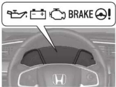 Honda Civic (2016) - Témoins qui s'allument - 1