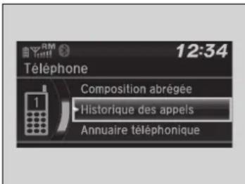Honda Civic (2016) - Faire un appel - 1