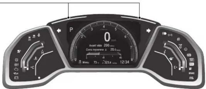 Honda Civic (2016) - Indicateur d'efficacité de conduite - 1