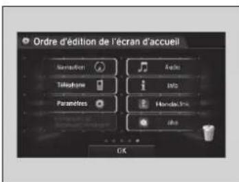 Honda Civic (2016) - Modifier le format des icônes de l'écran d'accueil - 1