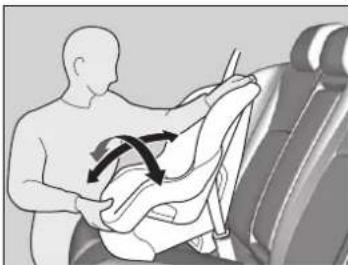 Honda Civic (2016) - Installation d'un siège d'enfant avec une ceinture sous-abdominale/épaulière - 2