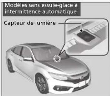 Honda Civic (2016) - Fonctionnement automatique (commande de fonctionnement automatique des phares) ^* - 2