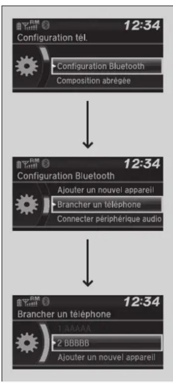 Honda Civic (2016) - Configuration du téléphone - 1